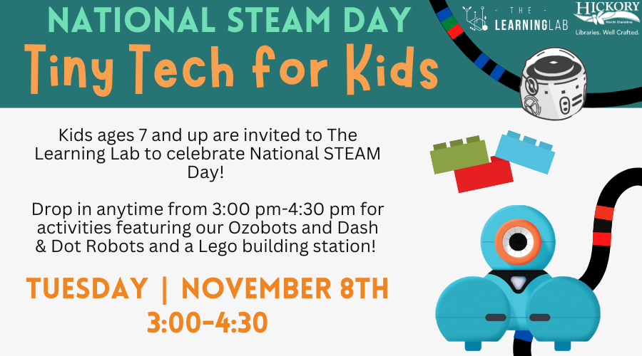 Tiny Tech for Kids National STEAM Day at Patrick Beaver Memorial